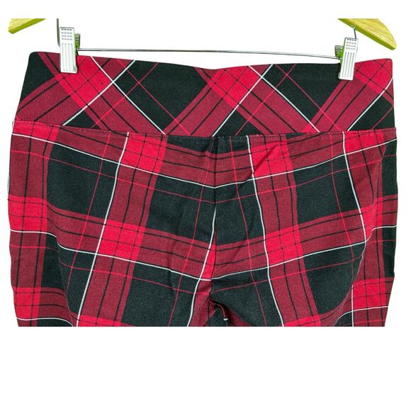 TORRID Womens Leggings Red and Black Plaid Sz 1R 1X 14-16 - Picture 4 of 6